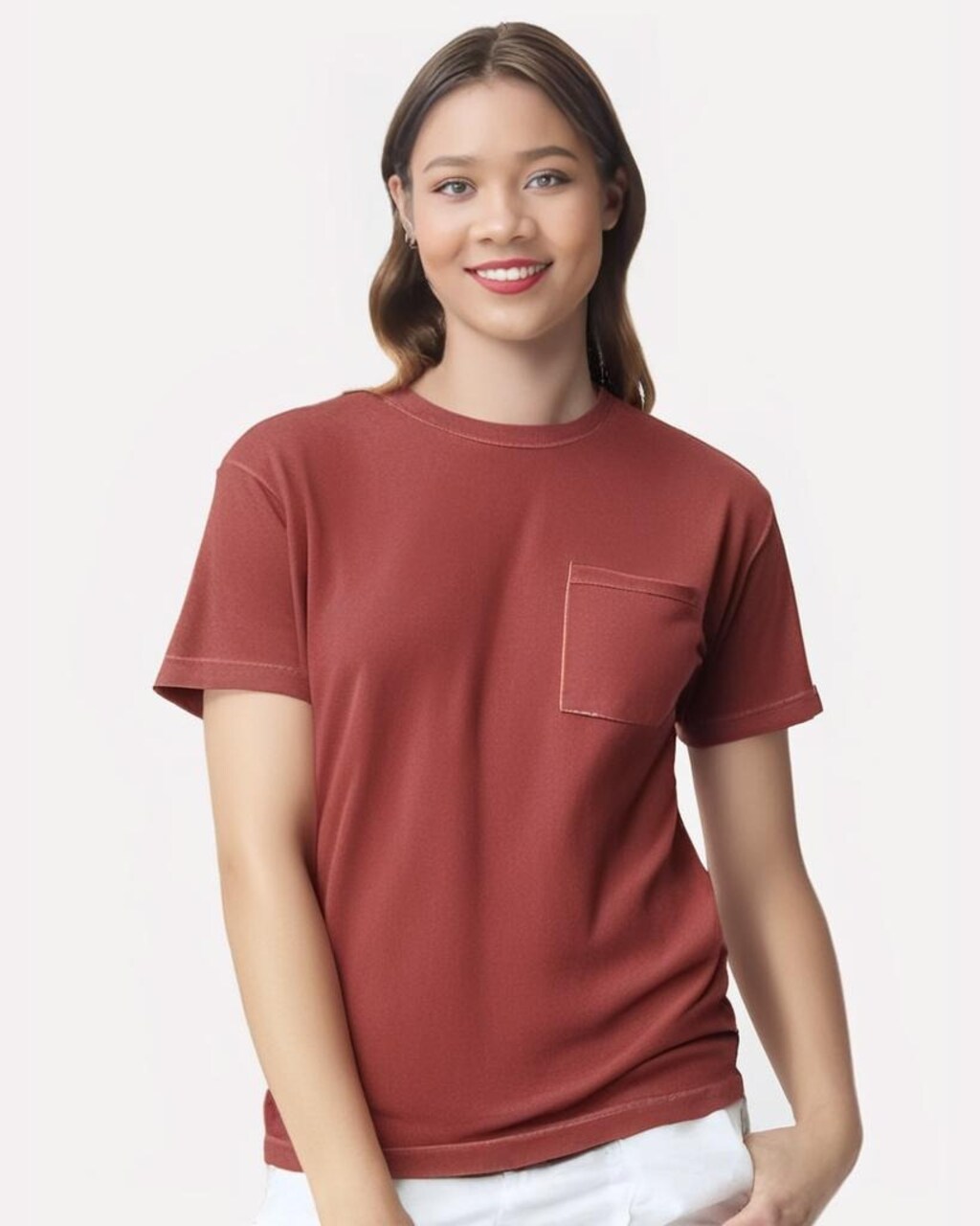 Comfort Colors Garment-Dyed Heavyweight Crewneck Short Sleeve Pocket T-Shirt